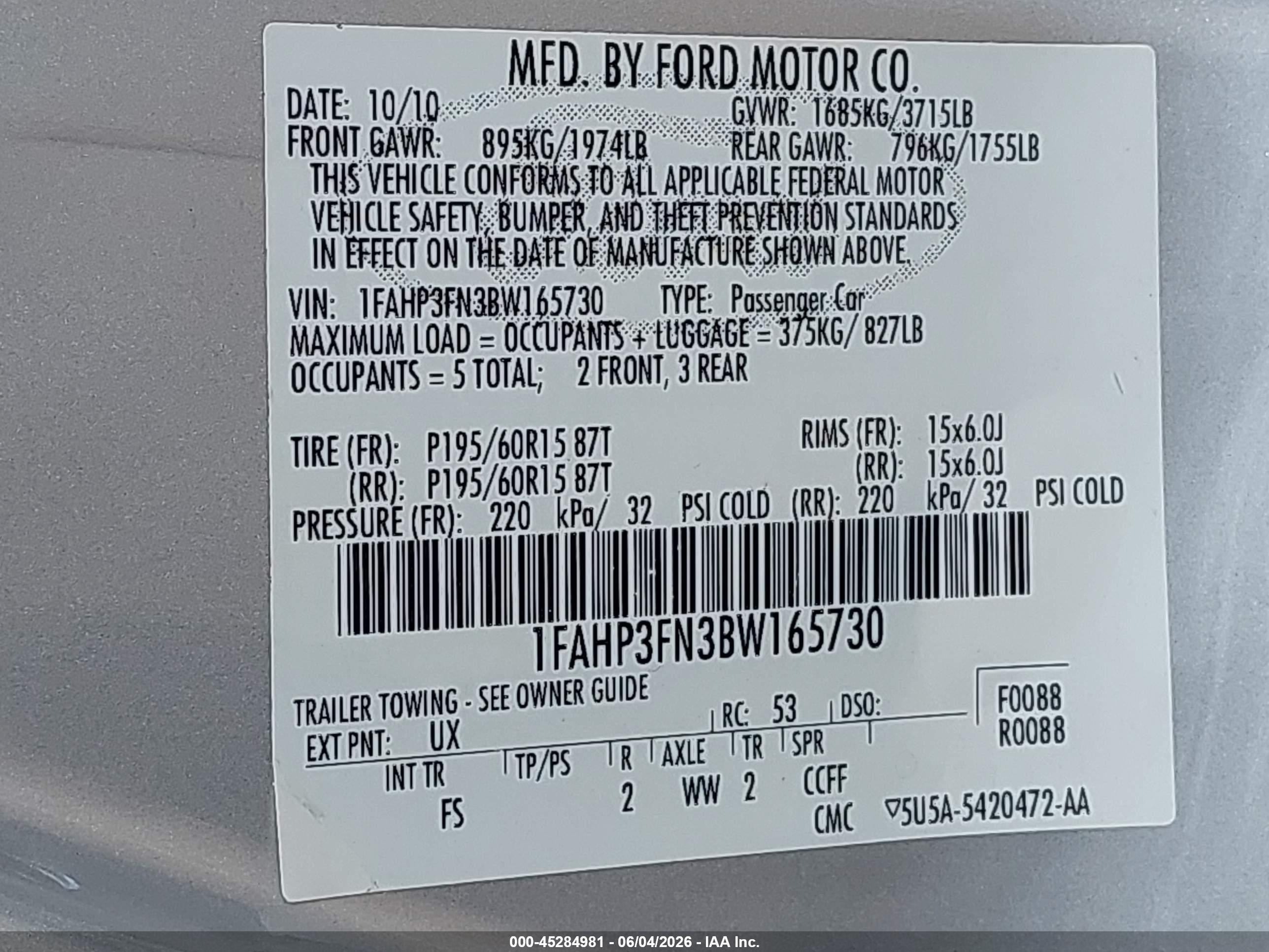 2011 Ford Focus Se Silver vin: 1FAHP3FN3BW165730