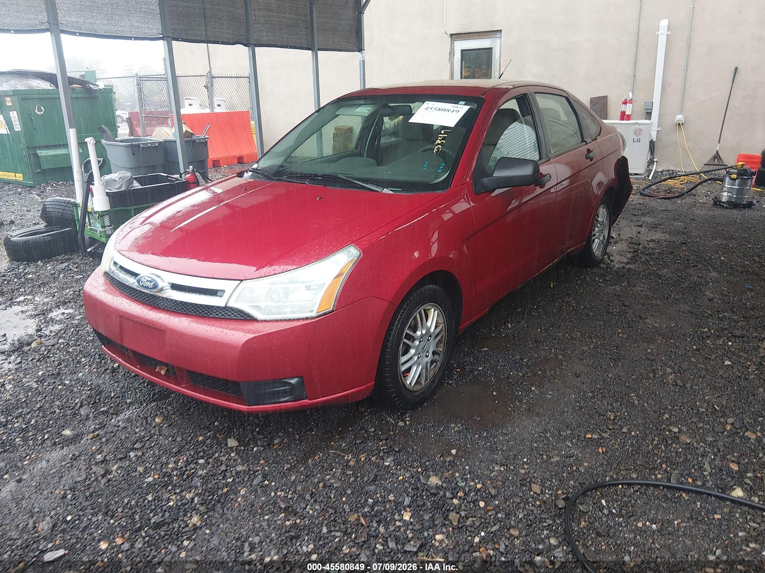 2011 Ford Focus Se Красный vin: 1FAHP3FN3BW172161