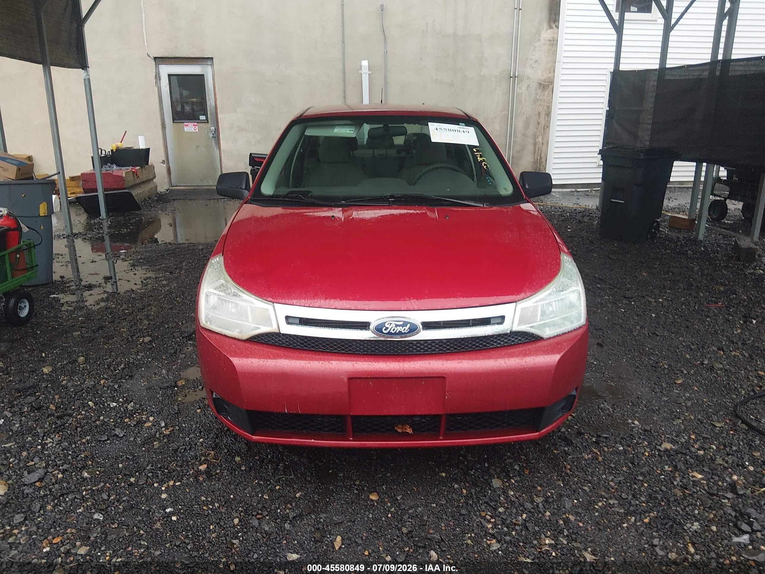 2011 Ford Focus Se Красный vin: 1FAHP3FN3BW172161