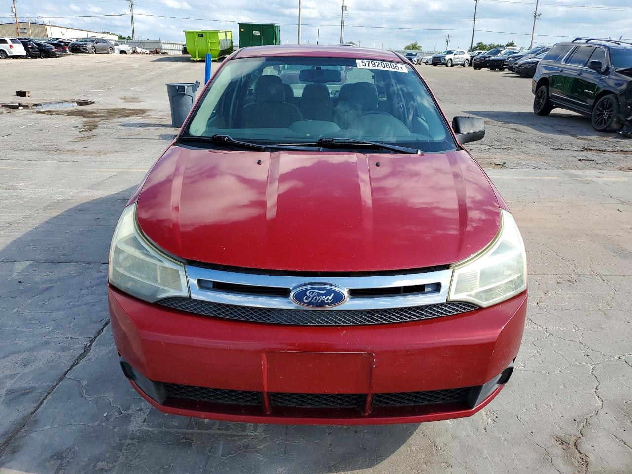 2011 Ford Focus Se Red vin: 1FAHP3FN3BW179241
