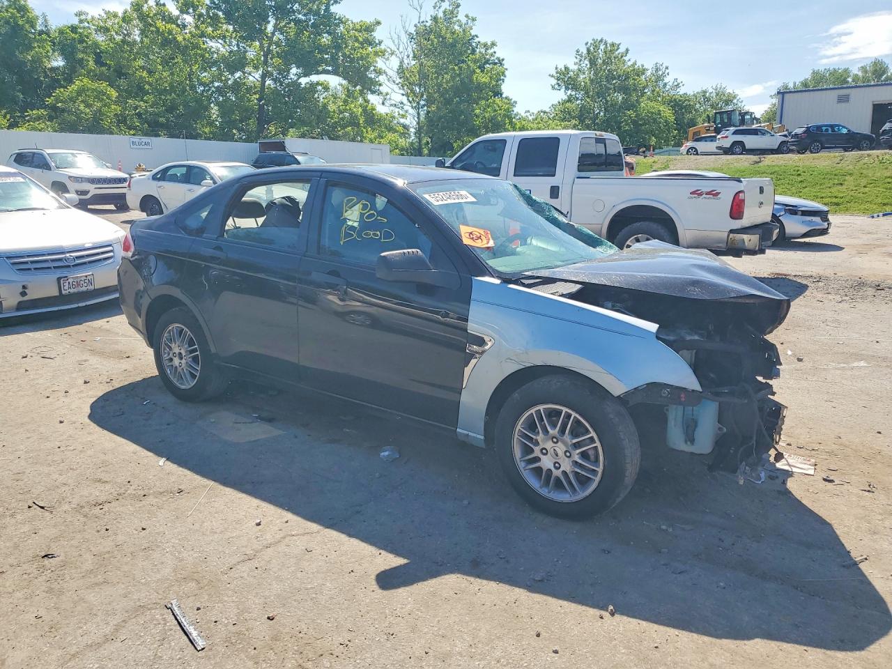 2011 Ford Focus Se Черный vin: 1FAHP3FN3BW184035