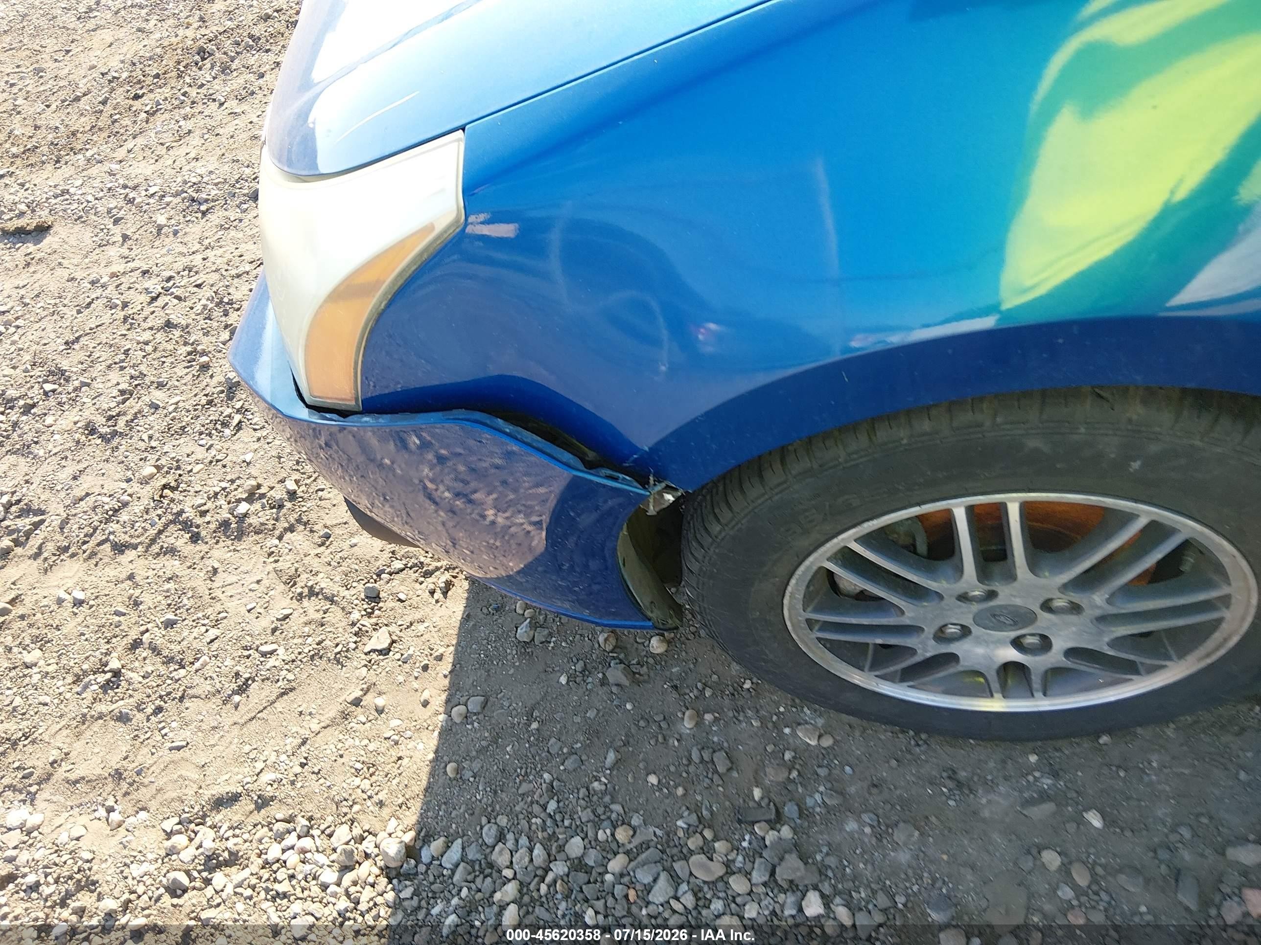 2011 Ford Focus Se Blue vin: 1FAHP3FN3BW186769