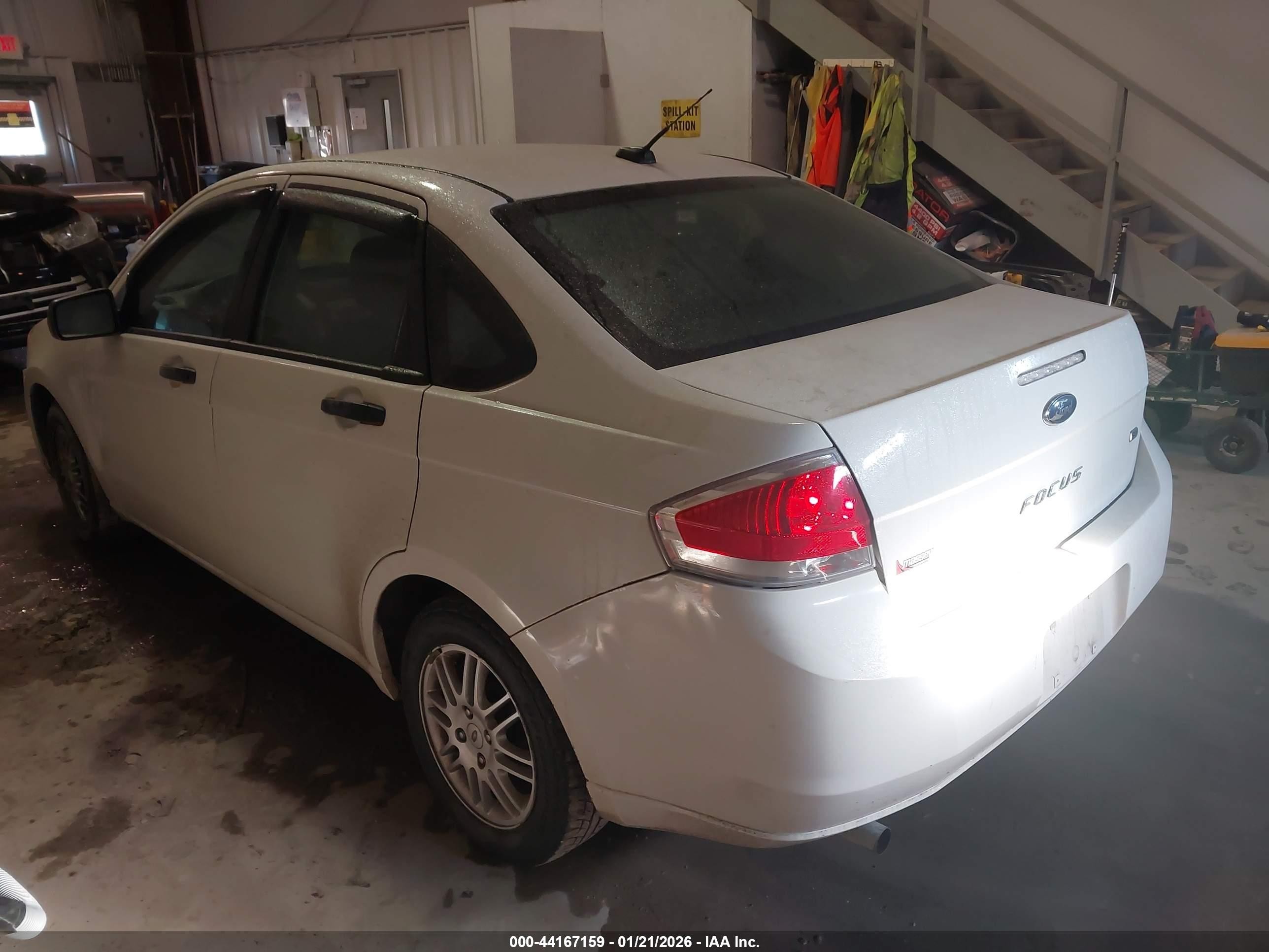 2011 Ford Focus Se White vin: 1FAHP3FN3BW201268