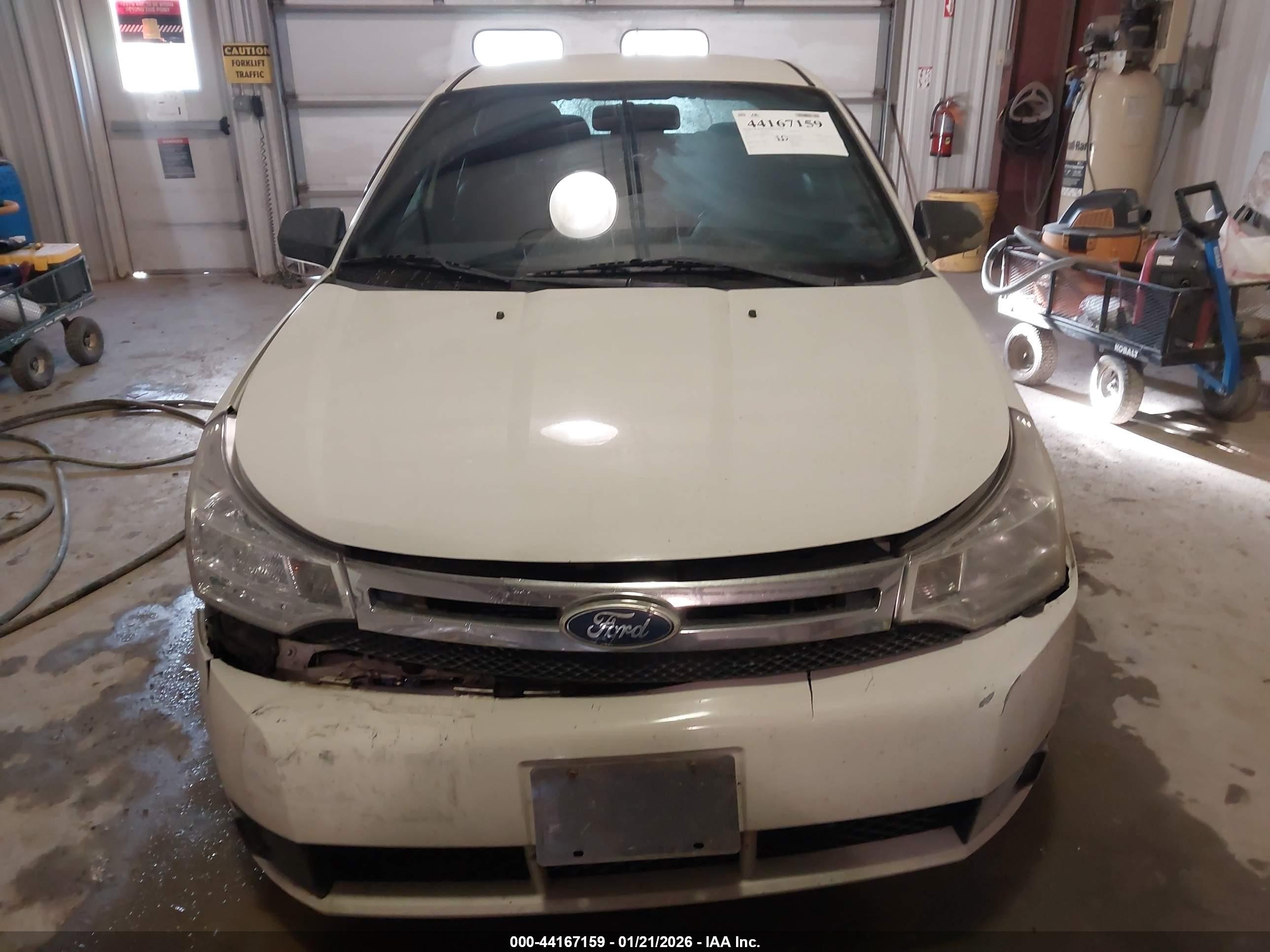 2011 Ford Focus Se White vin: 1FAHP3FN3BW201268