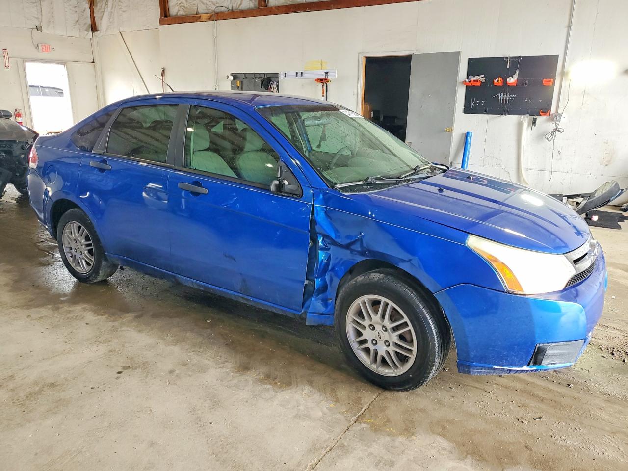 2011 Ford Focus Se Blue vin: 1FAHP3FN3BW201531
