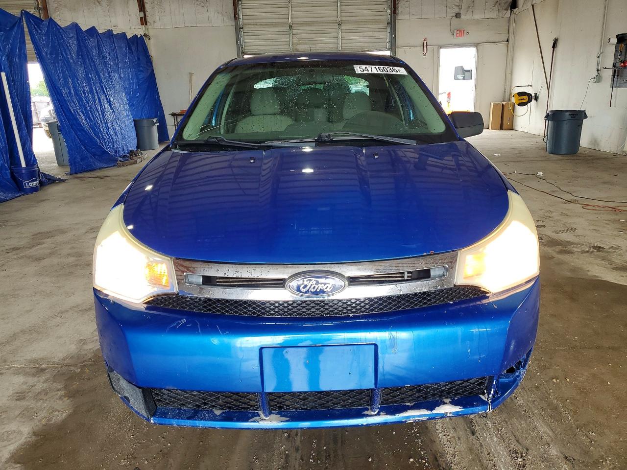 2011 Ford Focus Se Blue vin: 1FAHP3FN3BW201531