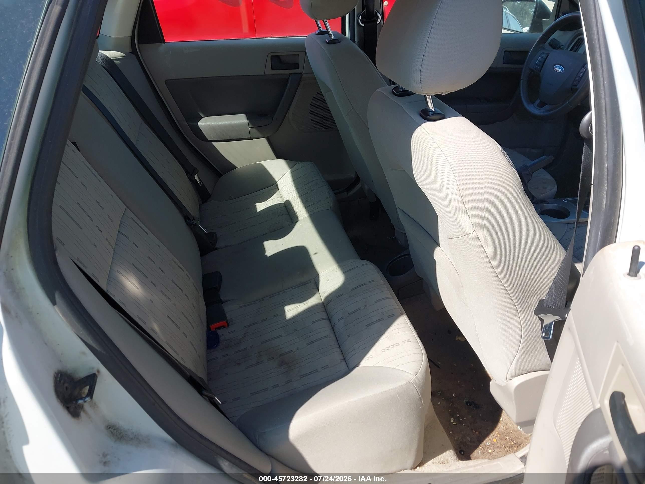 2011 Ford Focus Se White vin: 1FAHP3FN3BW203151