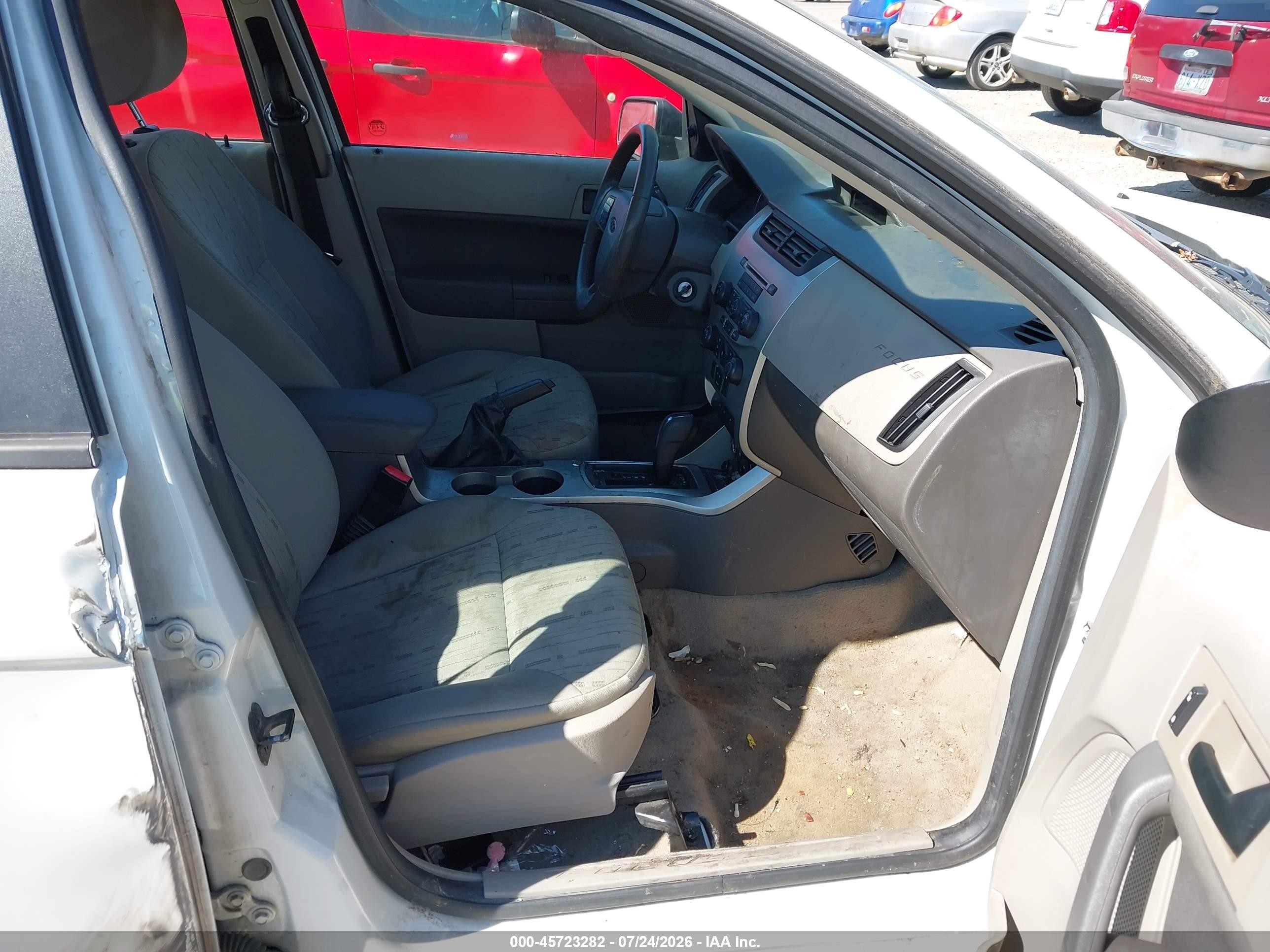 2011 Ford Focus Se White vin: 1FAHP3FN3BW203151