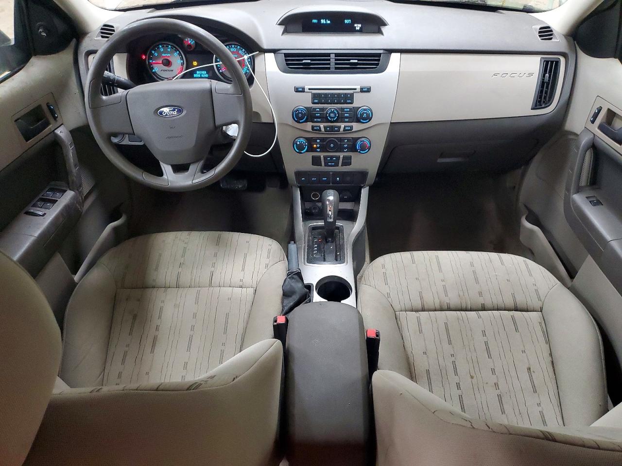 2010 Ford Focus Se Green vin: 1FAHP3FN4AW150104