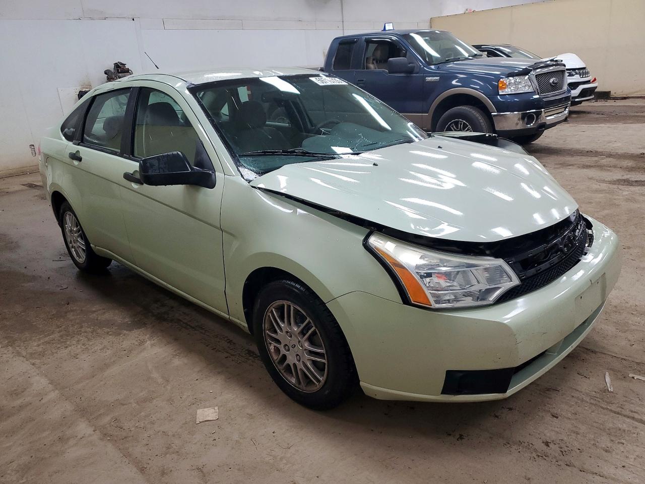 2010 Ford Focus Se Green vin: 1FAHP3FN4AW150104