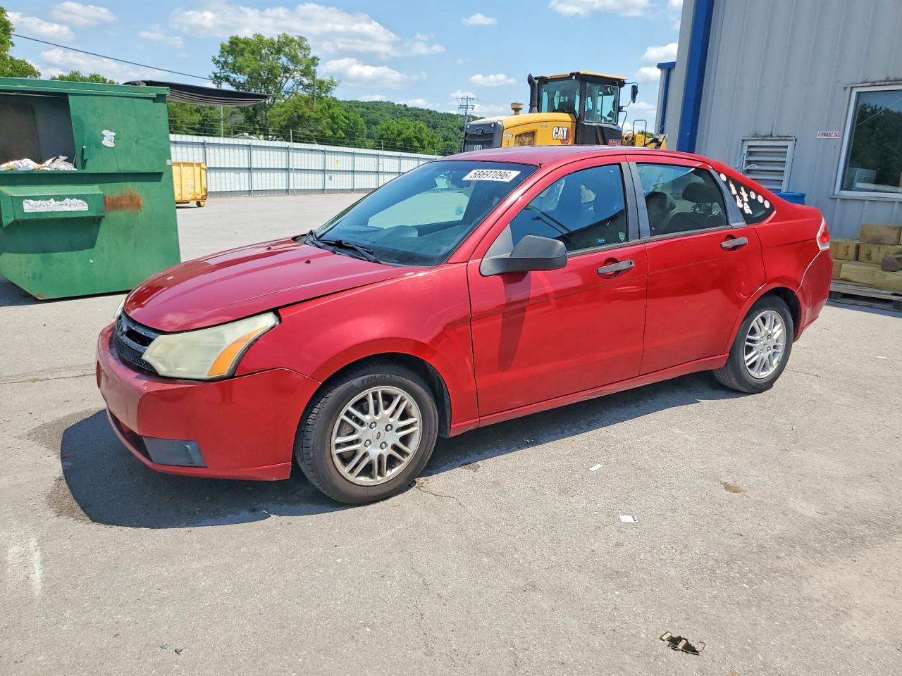 2010 Ford Focus Se Красный vin: 1FAHP3FN4AW190456