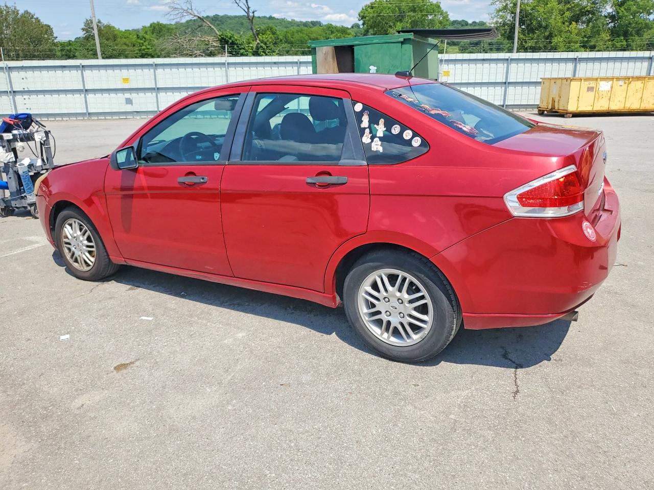 2010 Ford Focus Se Красный vin: 1FAHP3FN4AW190456