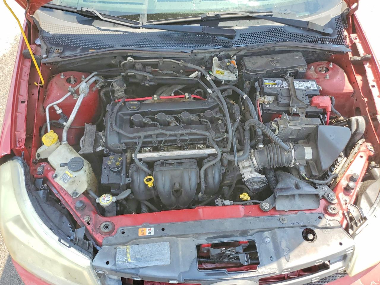 2010 Ford Focus Se Красный vin: 1FAHP3FN4AW190456
