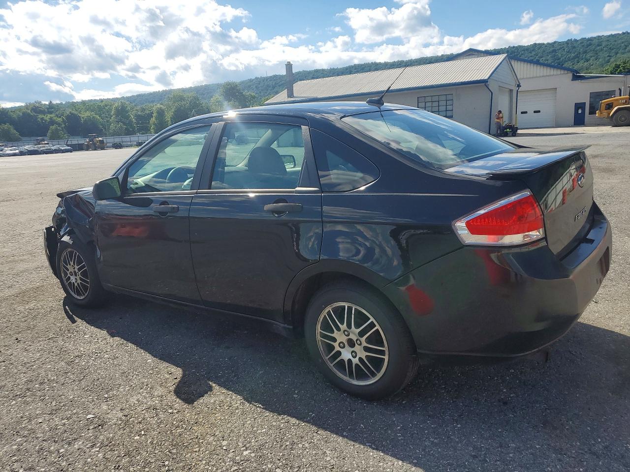 2010 Ford Focus Se Black vin: 1FAHP3FN4AW198069
