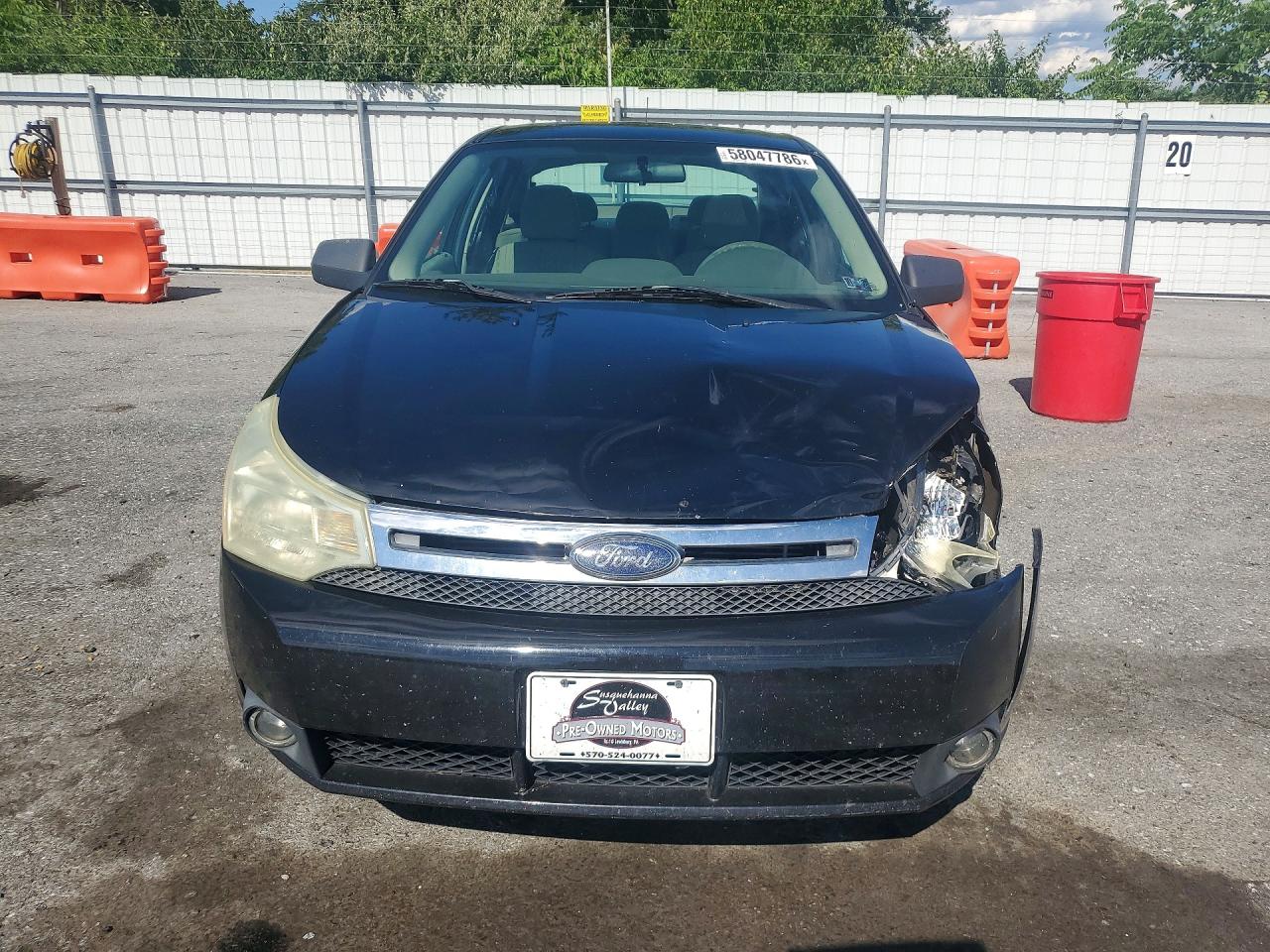2010 Ford Focus Se Black vin: 1FAHP3FN4AW198069