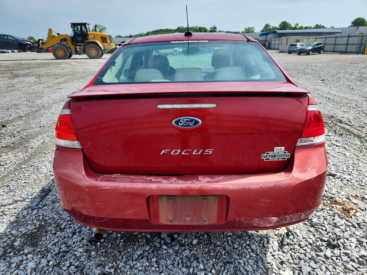 2010 Ford Focus Se Red vin: 1FAHP3FN4AW202184