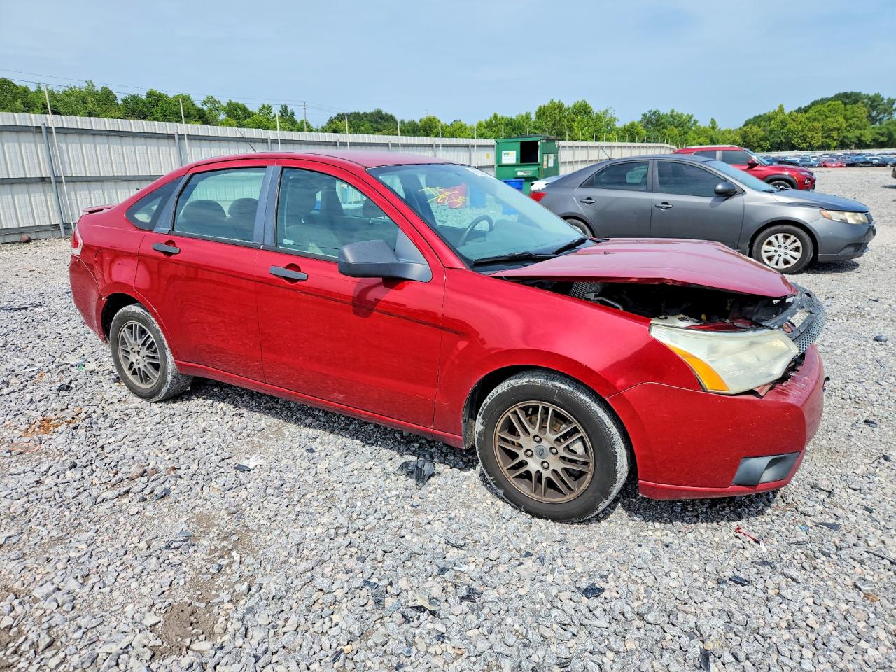2010 Ford Focus Se Red vin: 1FAHP3FN4AW202184