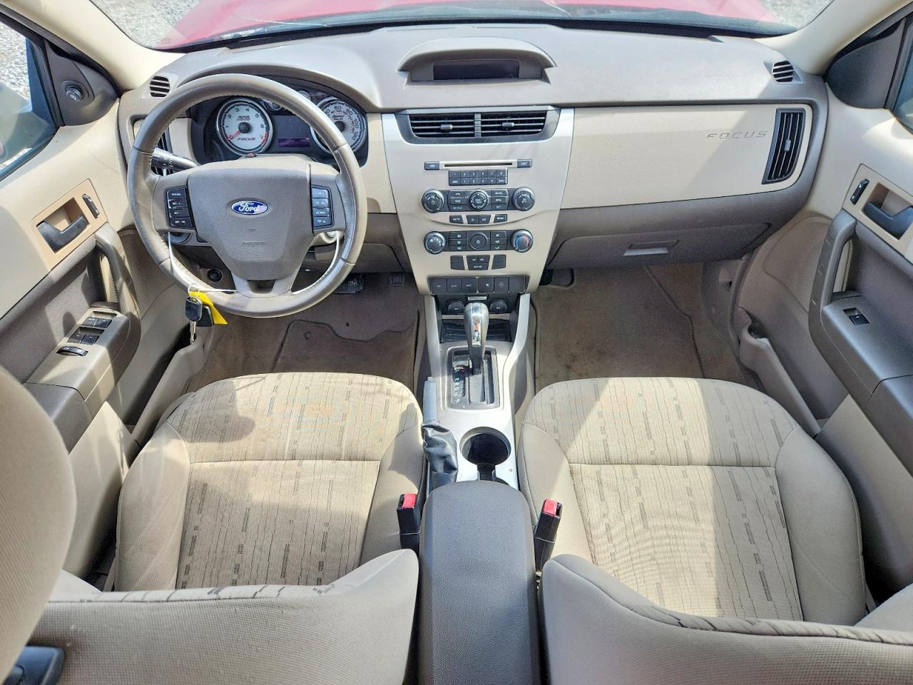 2010 Ford Focus Se Red vin: 1FAHP3FN4AW202184