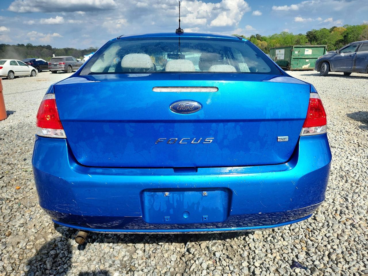 2010 Ford Focus Se Blue vin: 1FAHP3FN4AW261252