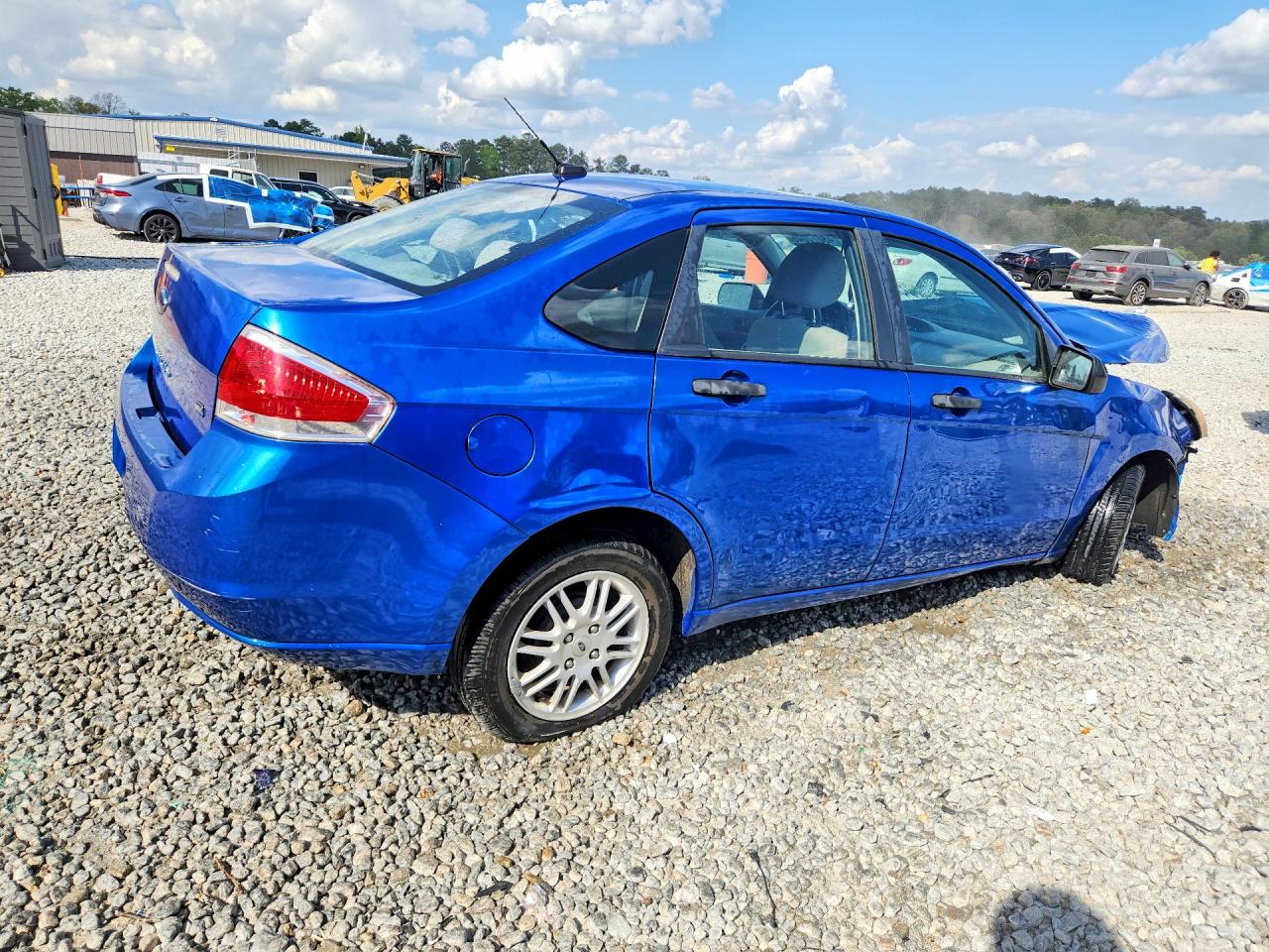 2010 Ford Focus Se Blue vin: 1FAHP3FN4AW261252