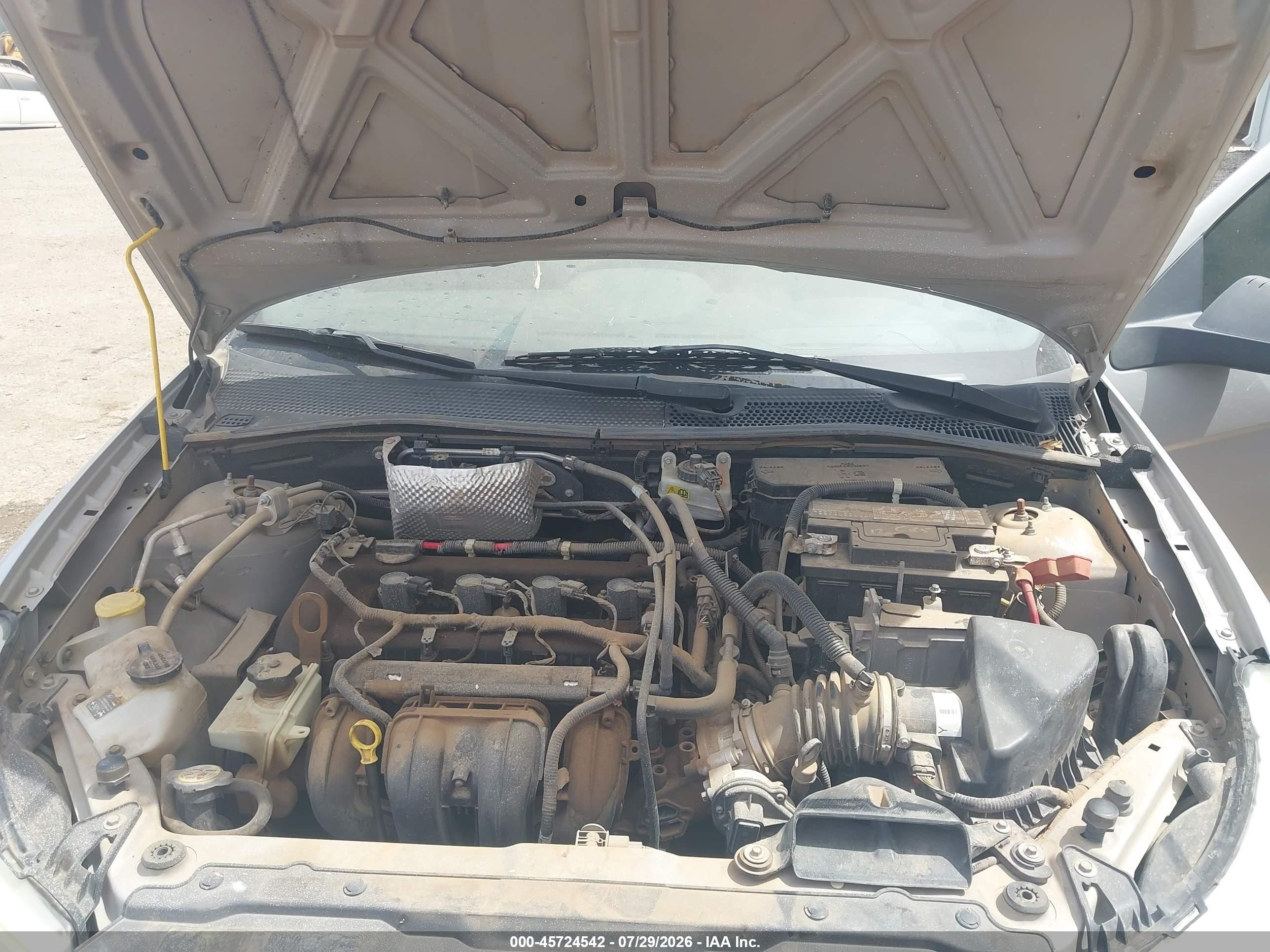 2010 Ford Focus Se Silver vin: 1FAHP3FN4AW290816