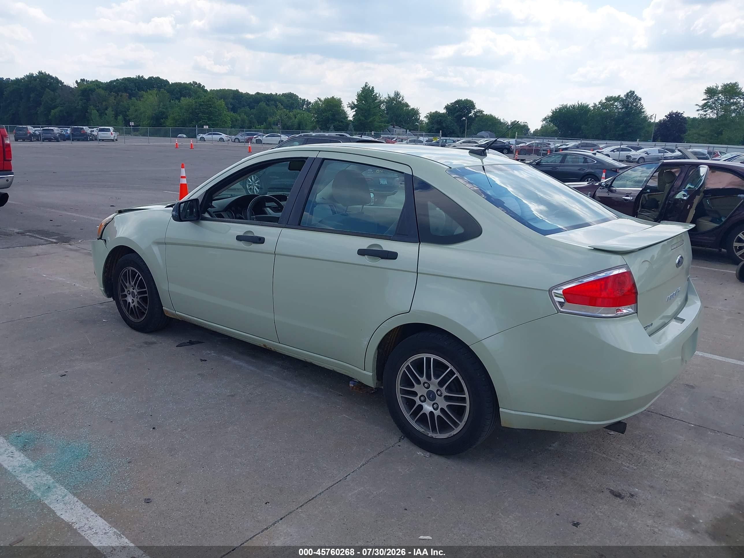 2010 Ford Focus Se Бирюзовый vin: 1FAHP3FN4AW295546