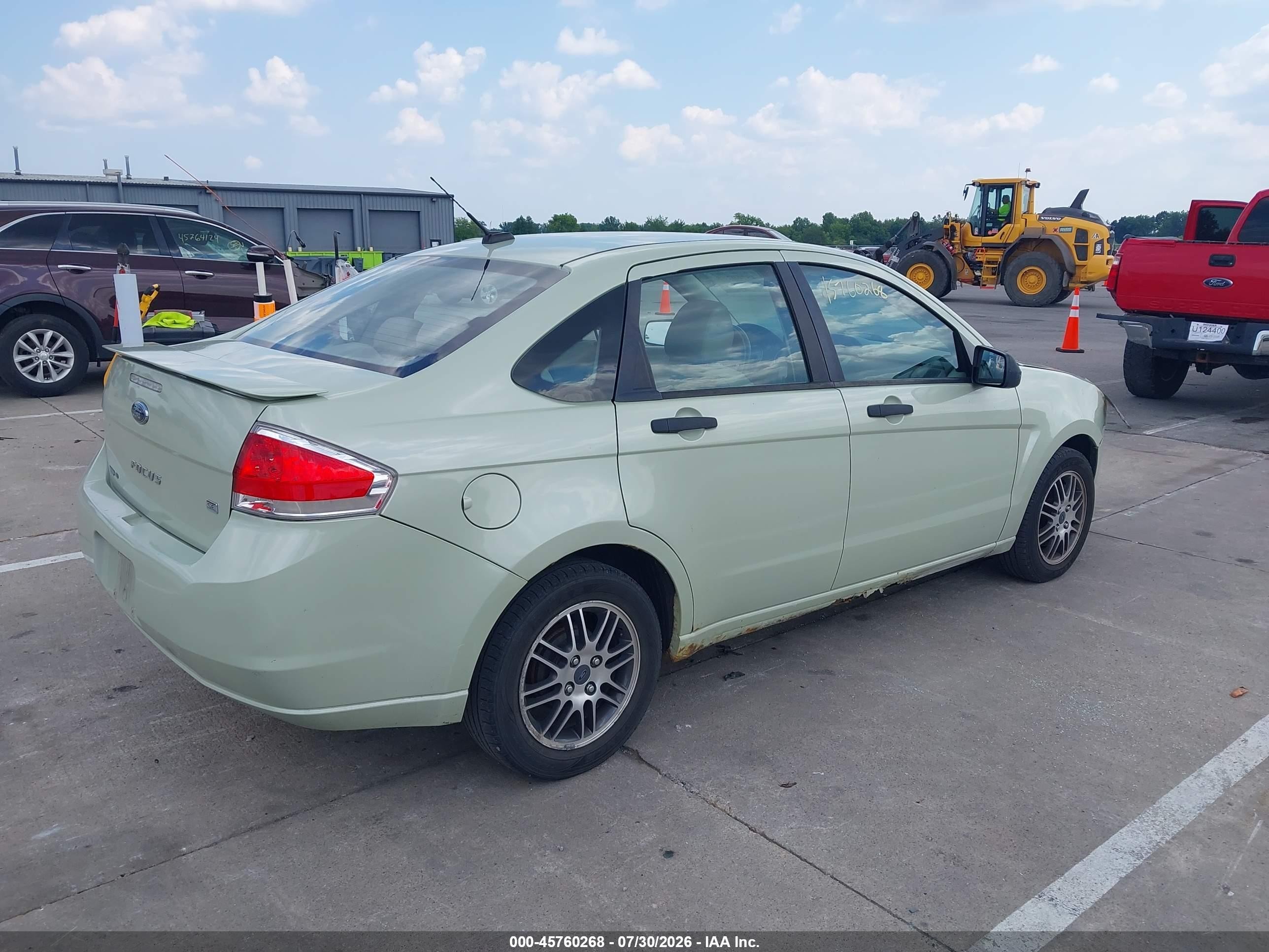 2010 Ford Focus Se Бирюзовый vin: 1FAHP3FN4AW295546