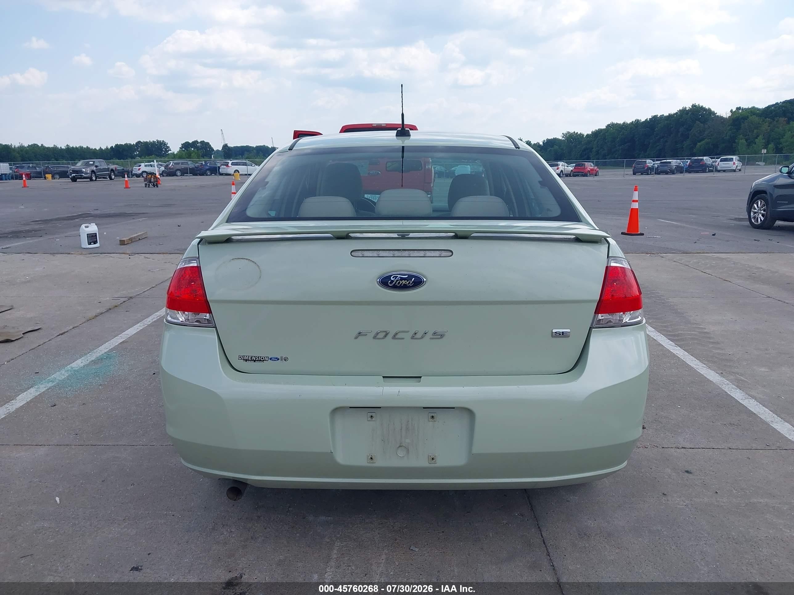 2010 Ford Focus Se Бирюзовый vin: 1FAHP3FN4AW295546