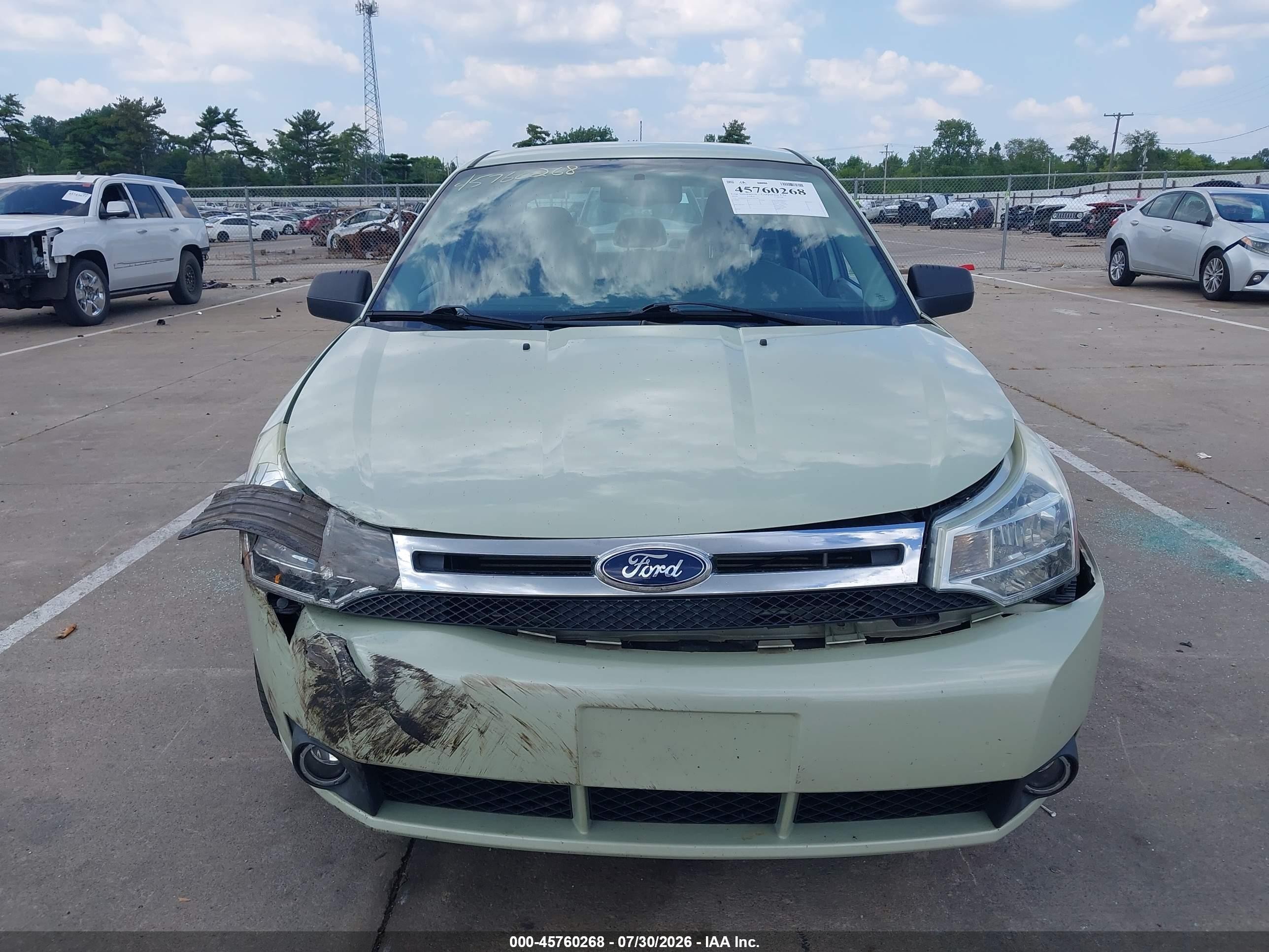 2010 Ford Focus Se Бирюзовый vin: 1FAHP3FN4AW295546