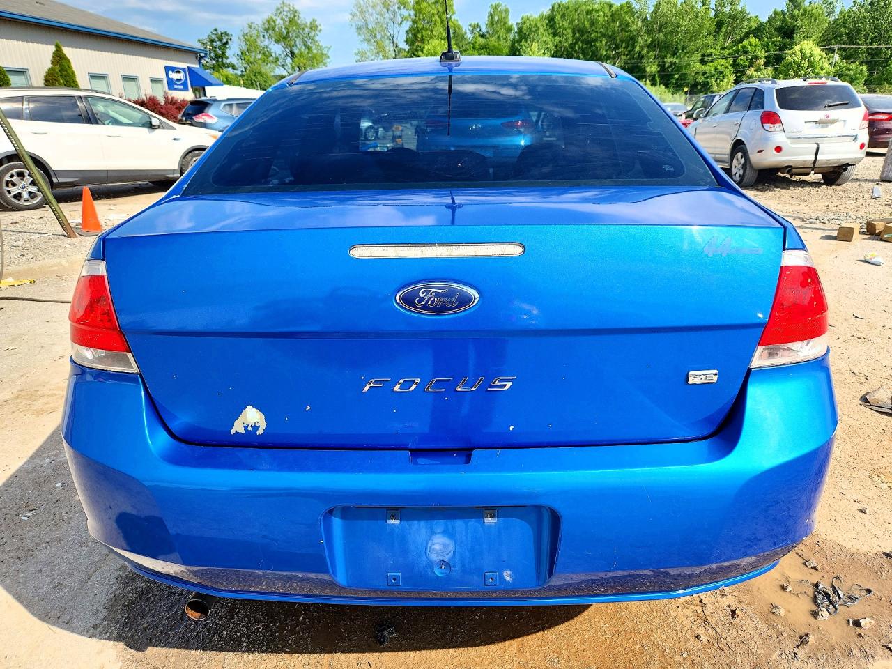 2011 Ford Focus Se Blue vin: 1FAHP3FN4BW120991