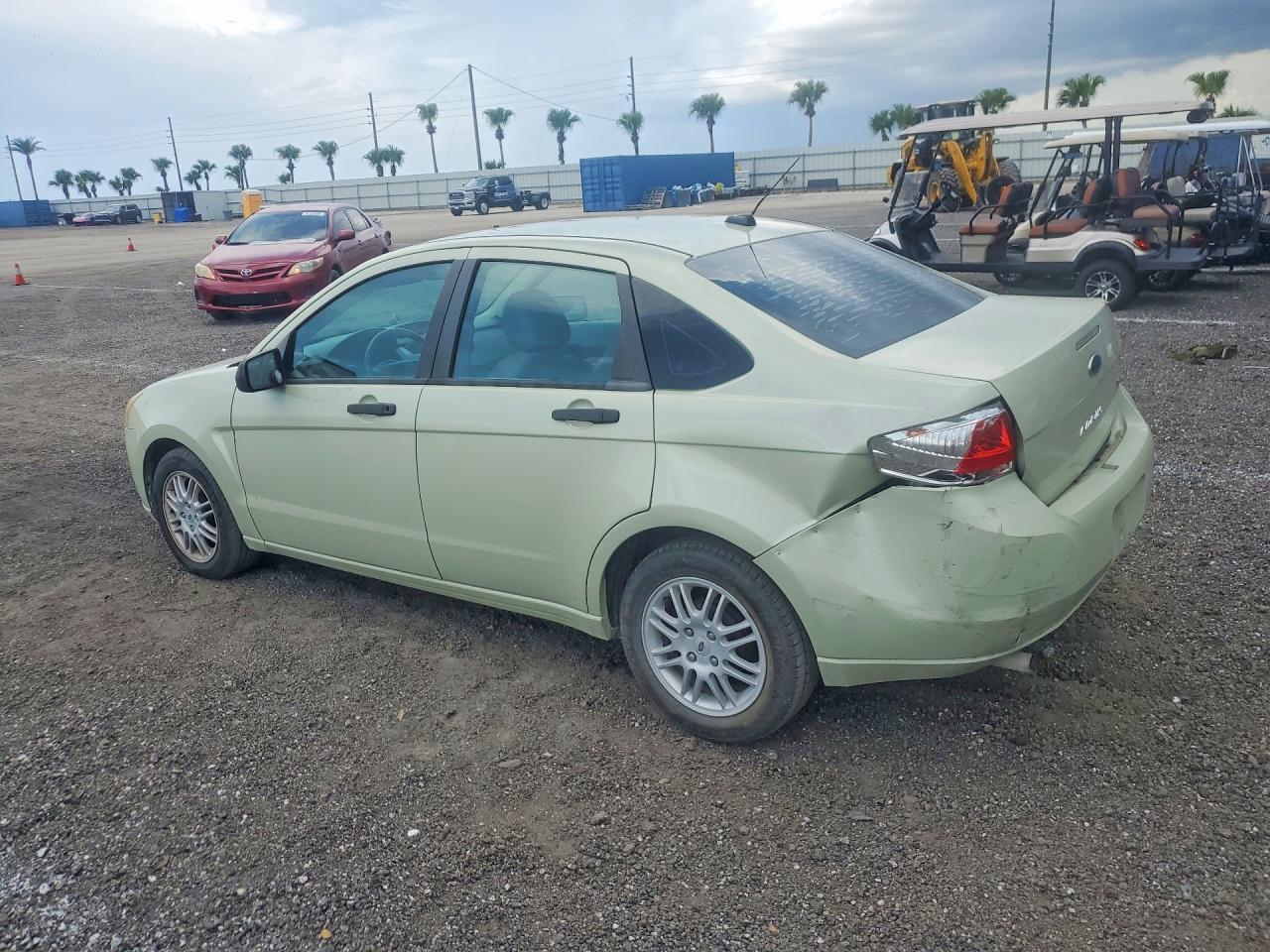 2011 Ford Focus Se Green vin: 1FAHP3FN4BW133014