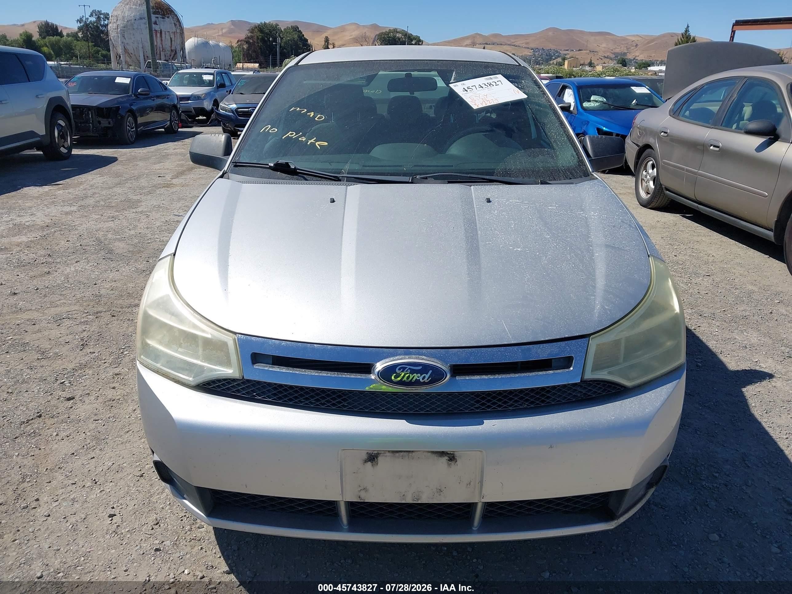 2011 Ford Focus Se Gray vin: 1FAHP3FN4BW198459