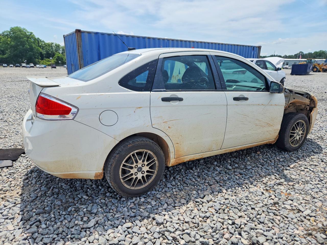 2010 Ford Focus Se White vin: 1FAHP3FN5AW120125