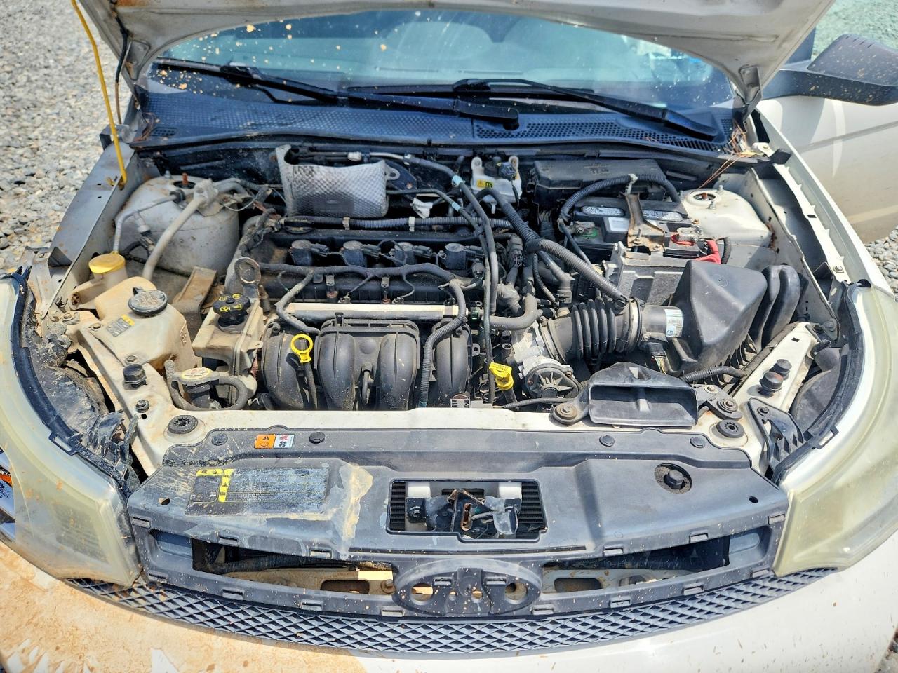 2010 Ford Focus Se White vin: 1FAHP3FN5AW120125