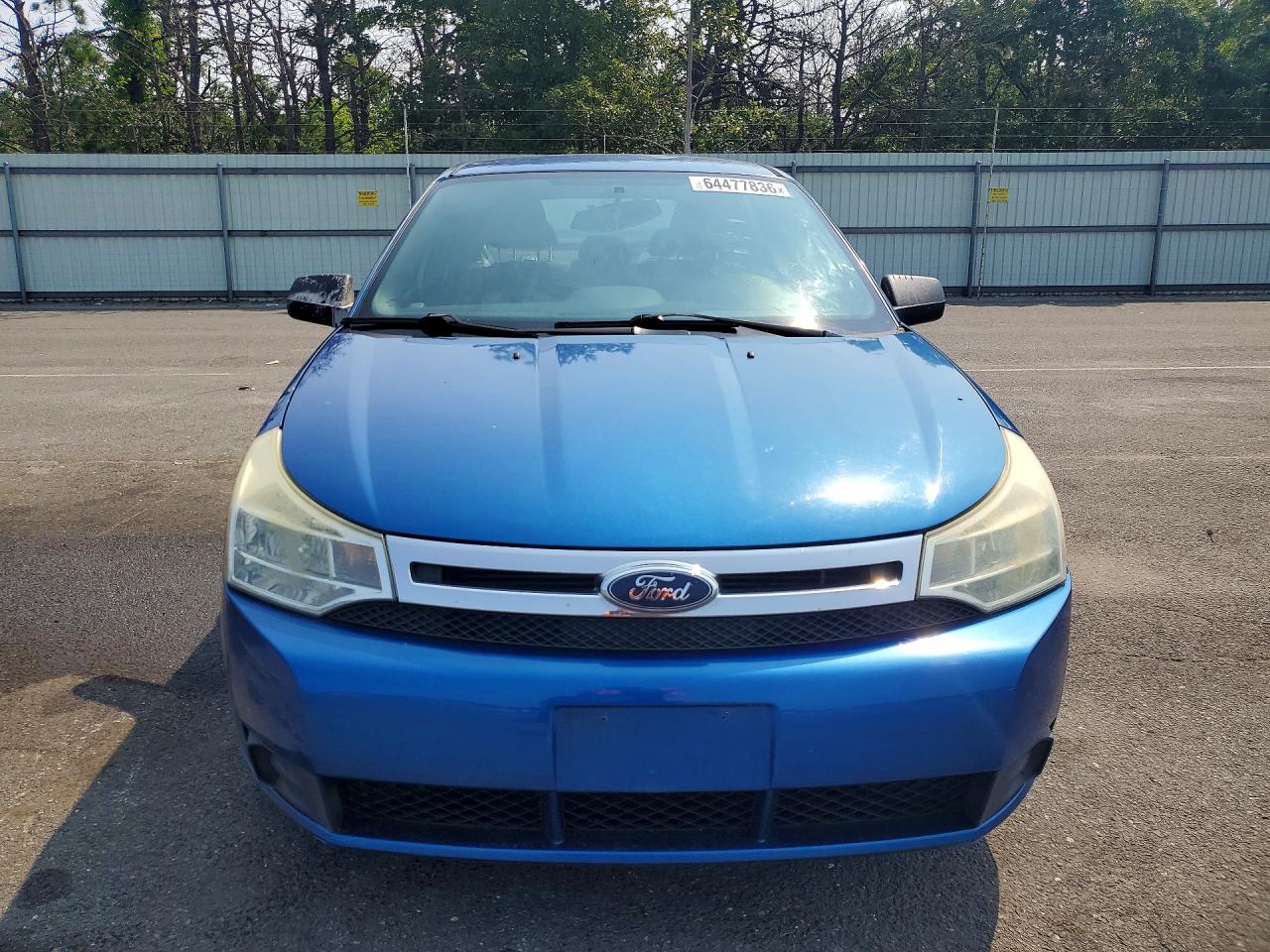 2010 Ford Focus Se Blue vin: 1FAHP3FN5AW136129