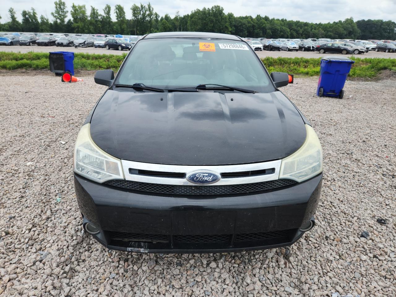 2010 Ford Focus Black vin: 1FAHP3FN5AW150113