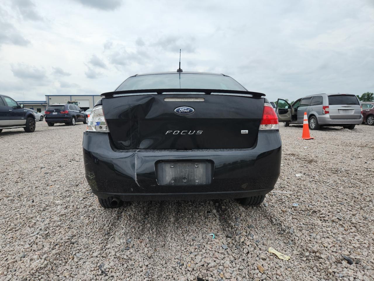 2010 Ford Focus Black vin: 1FAHP3FN5AW150113
