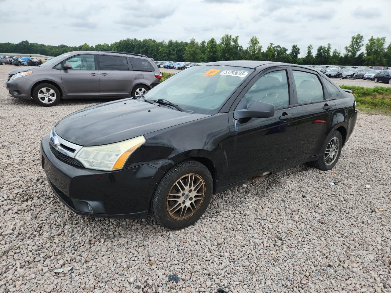 2010 Ford Focus Black vin: 1FAHP3FN5AW150113