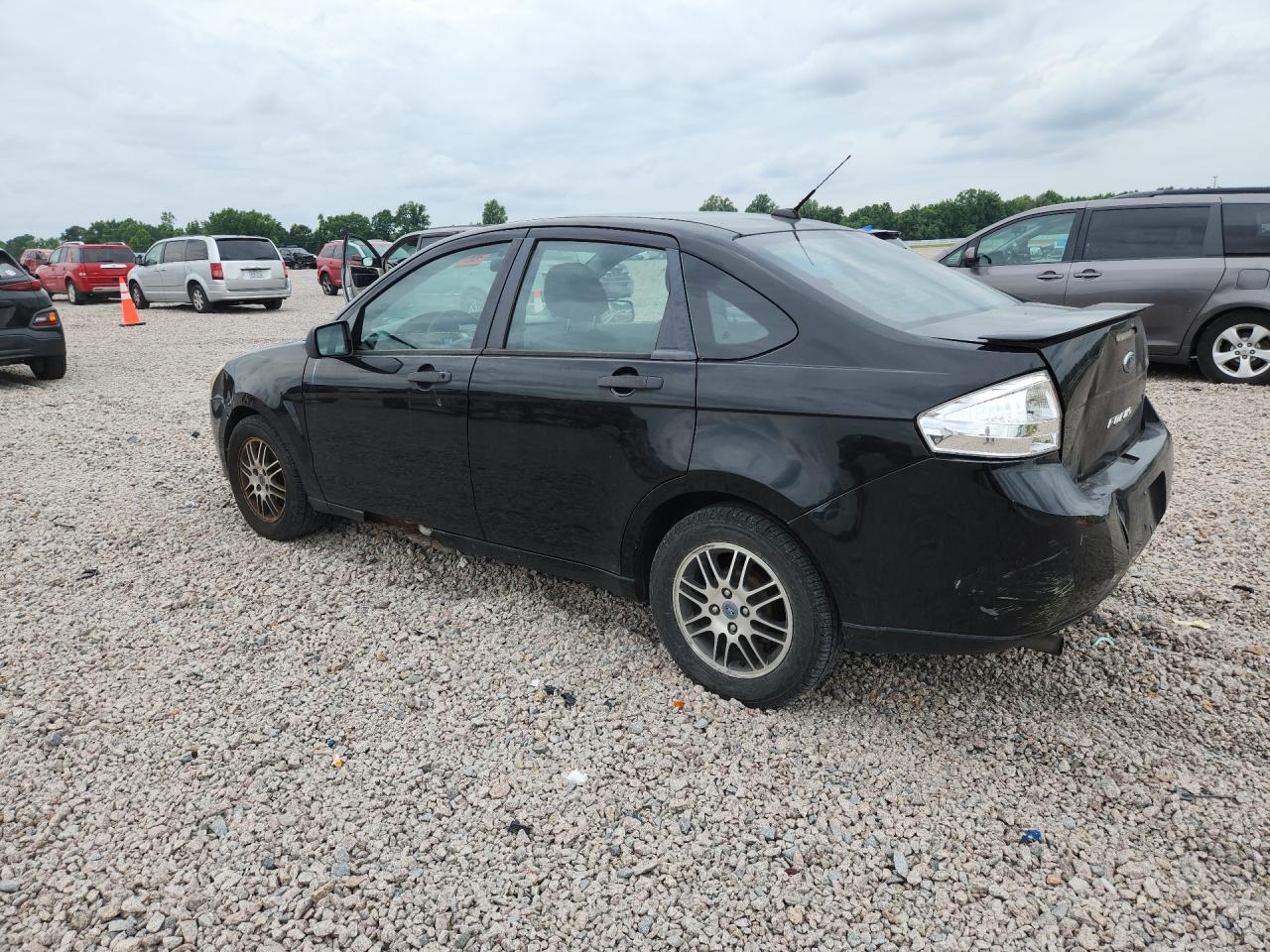 2010 Ford Focus Black vin: 1FAHP3FN5AW150113