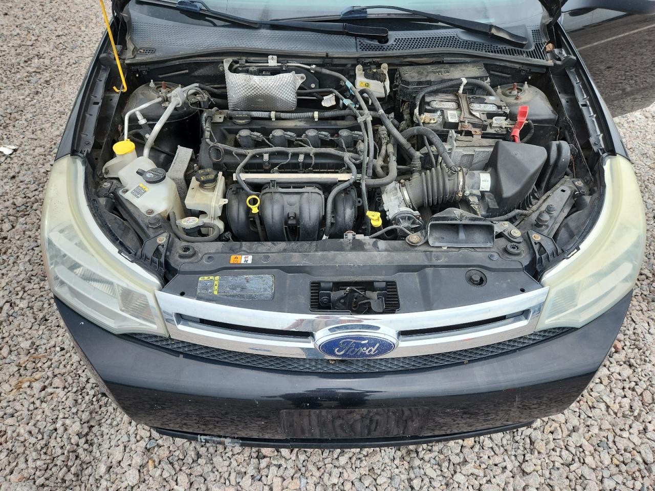 2010 Ford Focus Black vin: 1FAHP3FN5AW150113