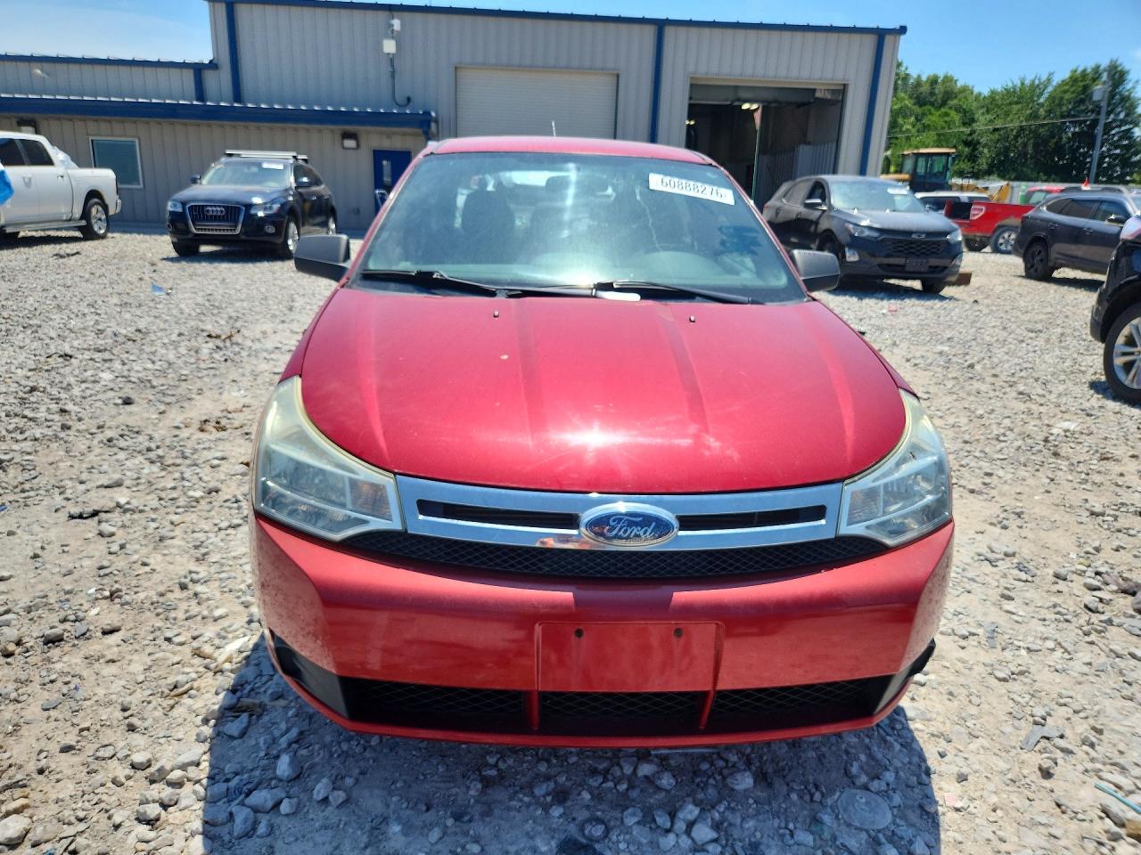 2010 Ford Focus Se Red vin: 1FAHP3FN5AW150841