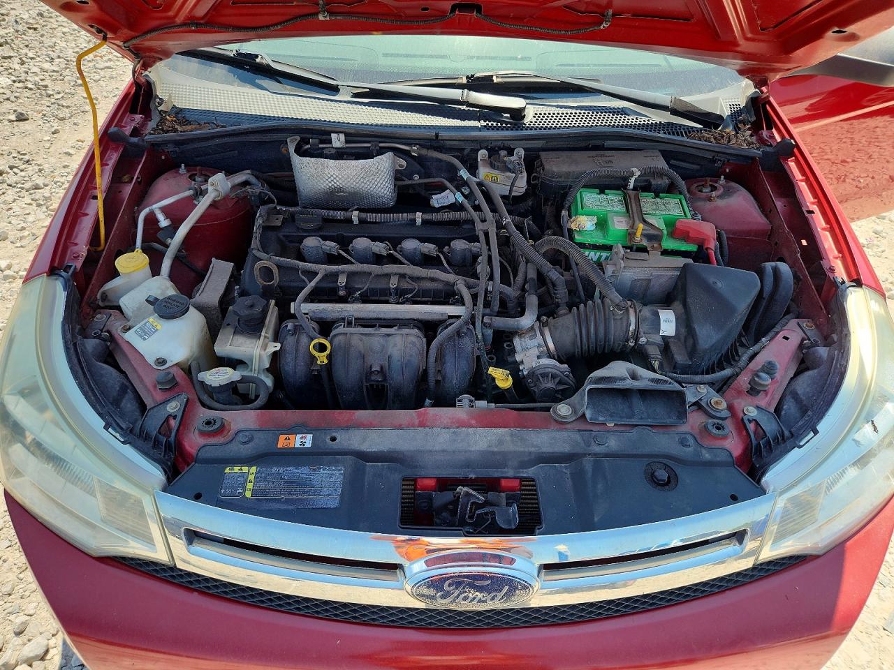 2010 Ford Focus Se Red vin: 1FAHP3FN5AW150841