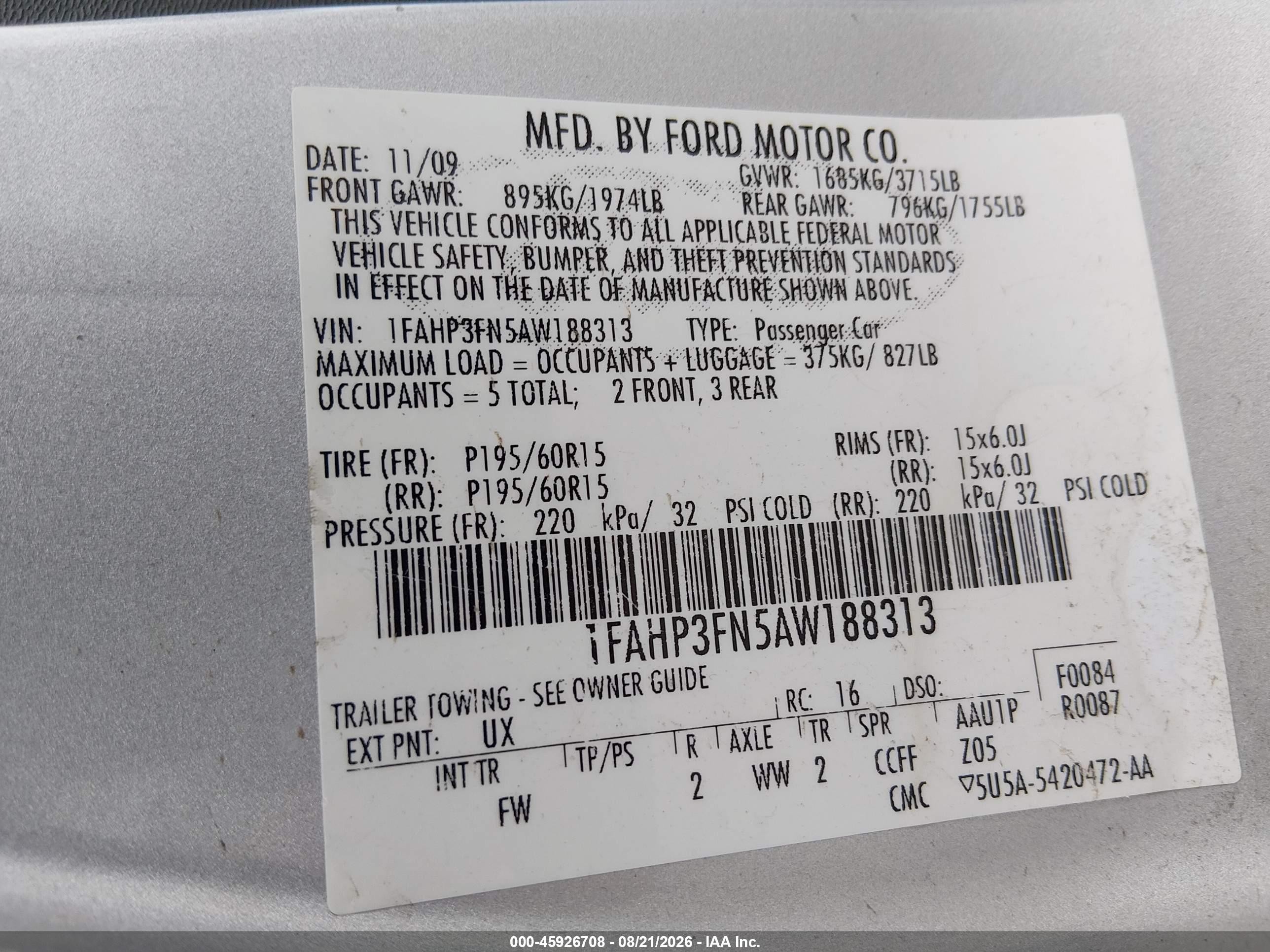 2010 Ford Focus Se Серебряный vin: 1FAHP3FN5AW188313