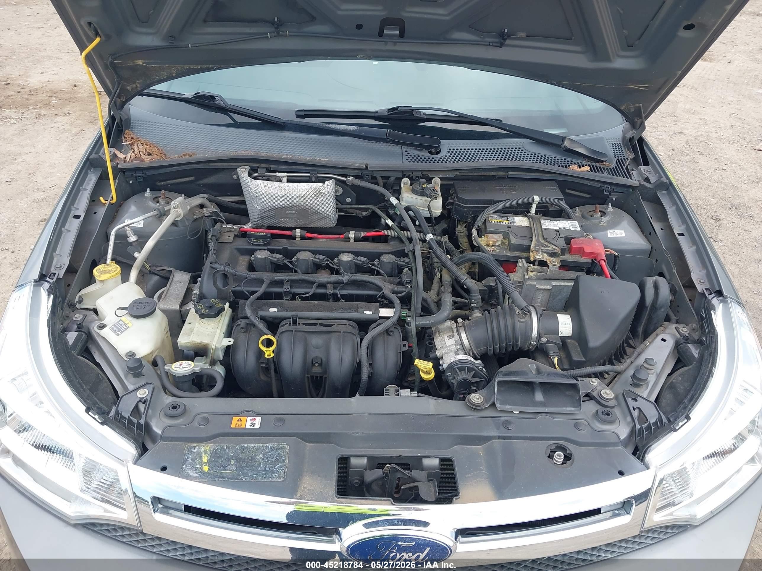 2010 Ford Focus Se Gray vin: 1FAHP3FN5AW210262