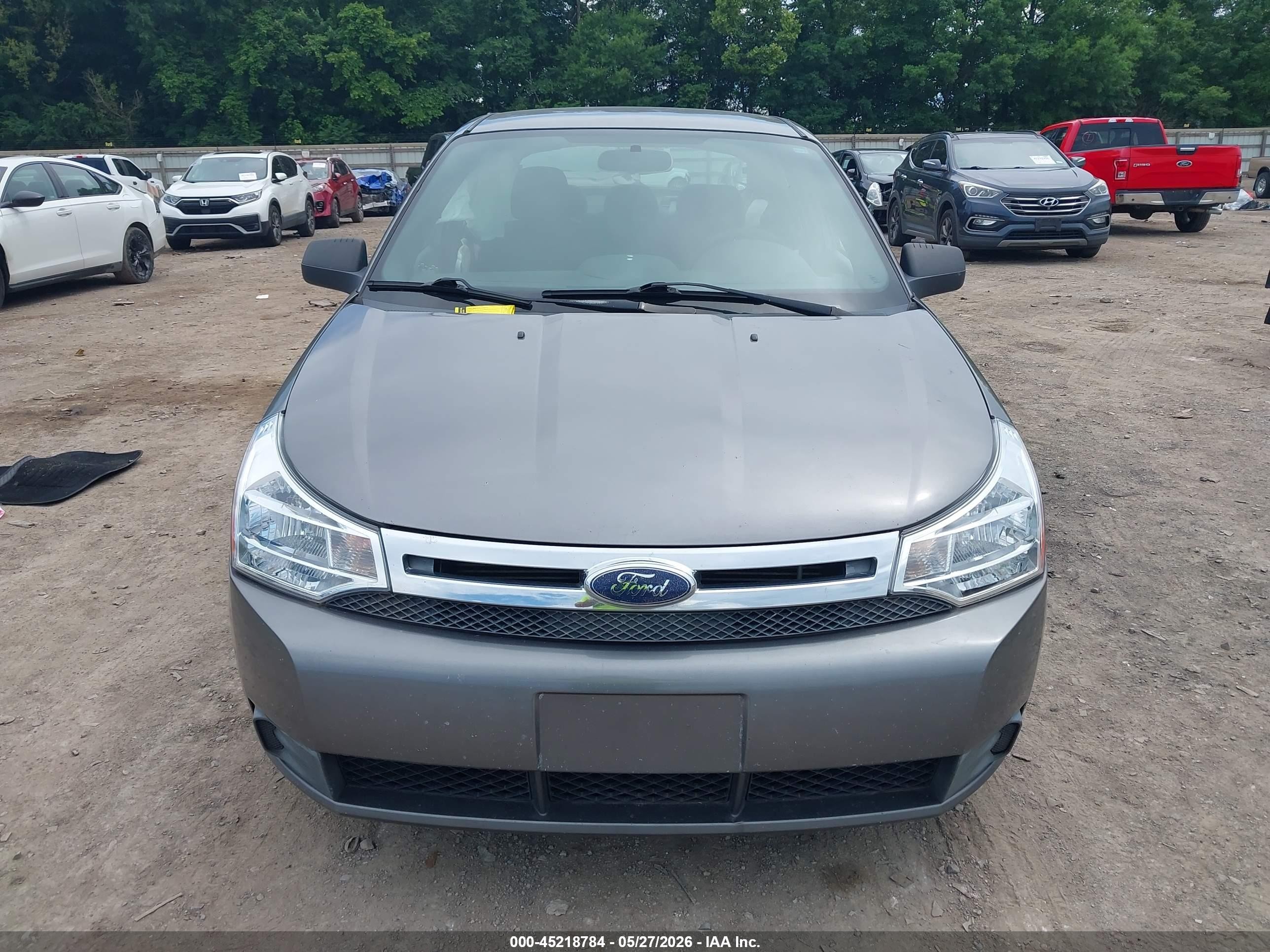 2010 Ford Focus Se Gray vin: 1FAHP3FN5AW210262
