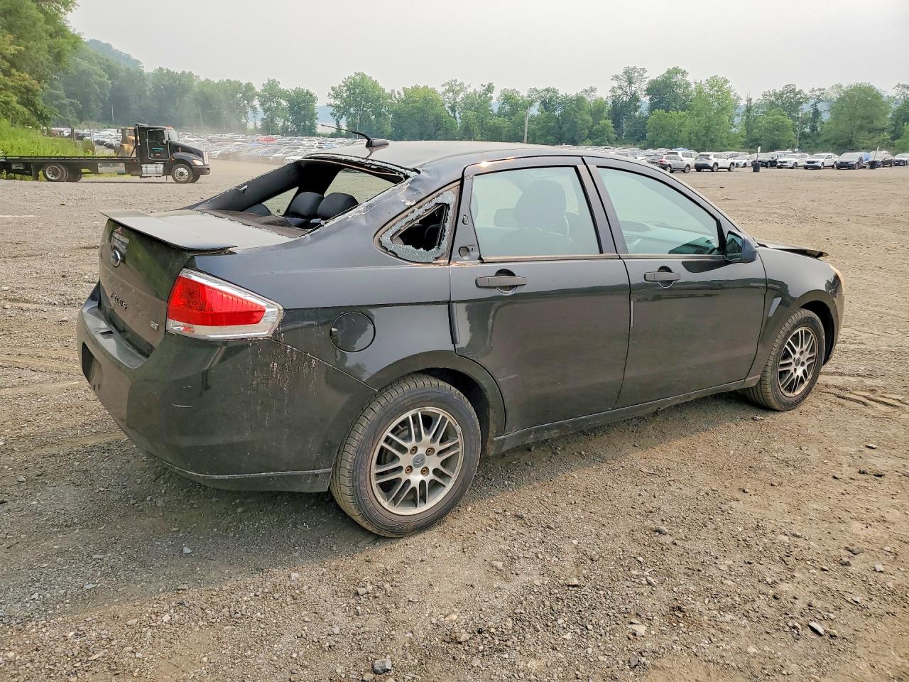 2010 Ford Focus Se Black vin: 1FAHP3FN5AW213968