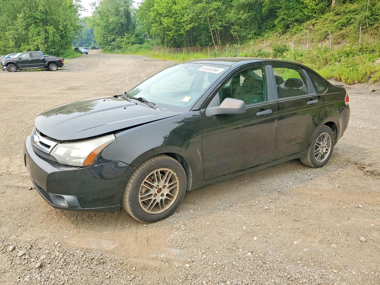 2010 Ford Focus Se Black vin: 1FAHP3FN5AW213968
