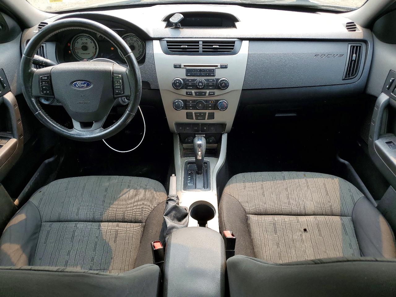 2010 Ford Focus Se Black vin: 1FAHP3FN5AW213968
