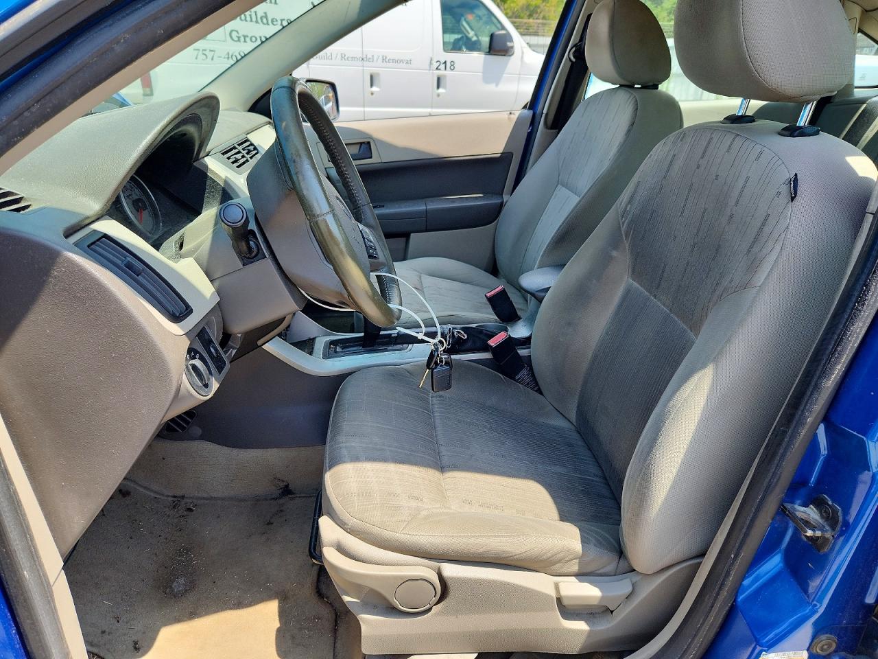 2010 Ford Focus Se Blue vin: 1FAHP3FN5AW248302