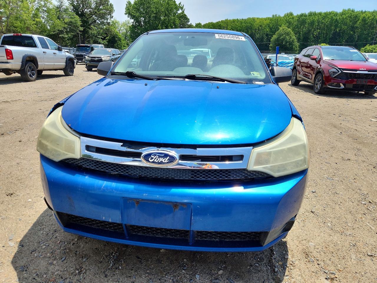 2010 Ford Focus Se Blue vin: 1FAHP3FN5AW248302